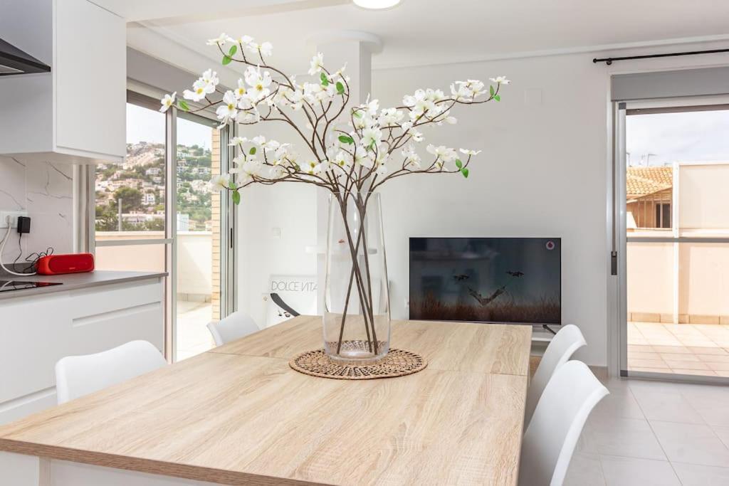 Atico Con Terraza Y Piscina Apartment Peniscola Bagian luar foto