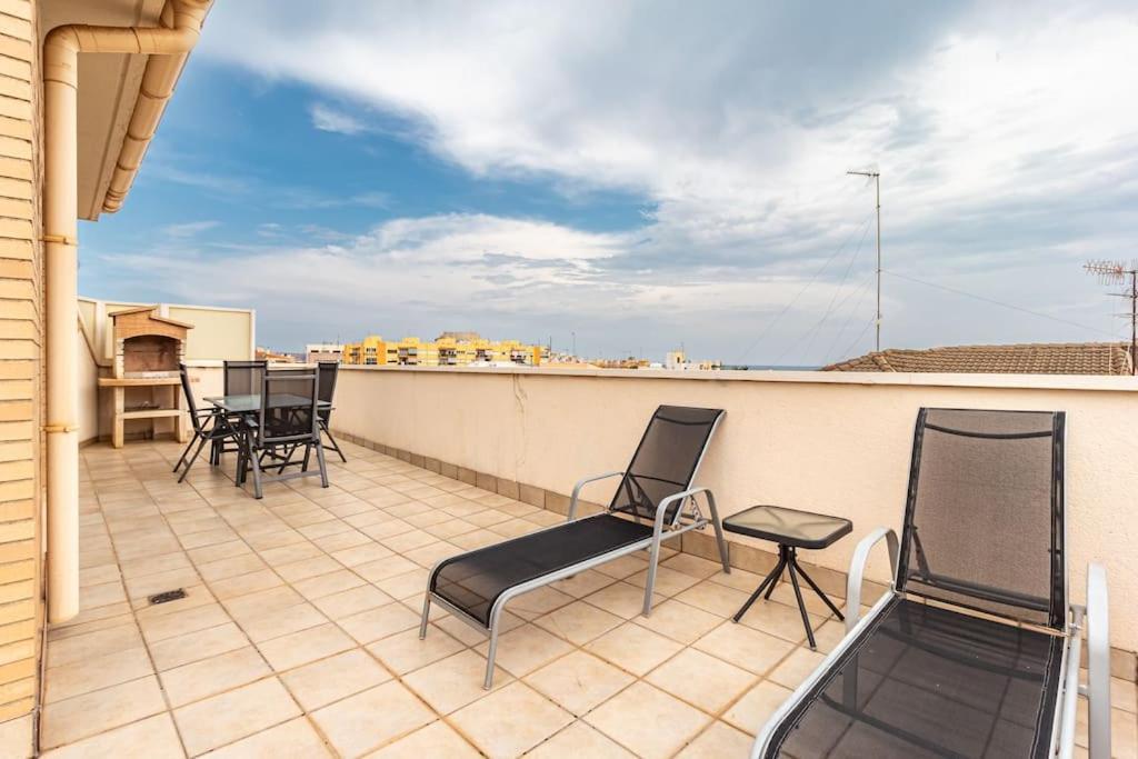 Atico Con Terraza Y Piscina Apartment Peniscola Bagian luar foto